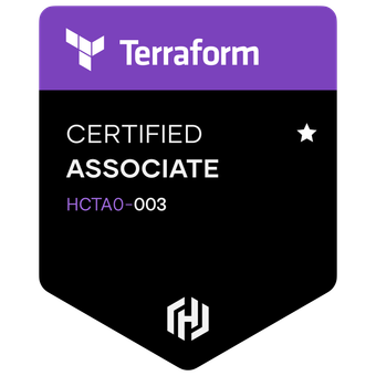 Badge Certificación Terraform